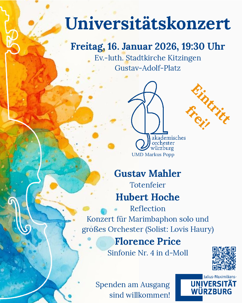 Plakat Auswärtskonzert